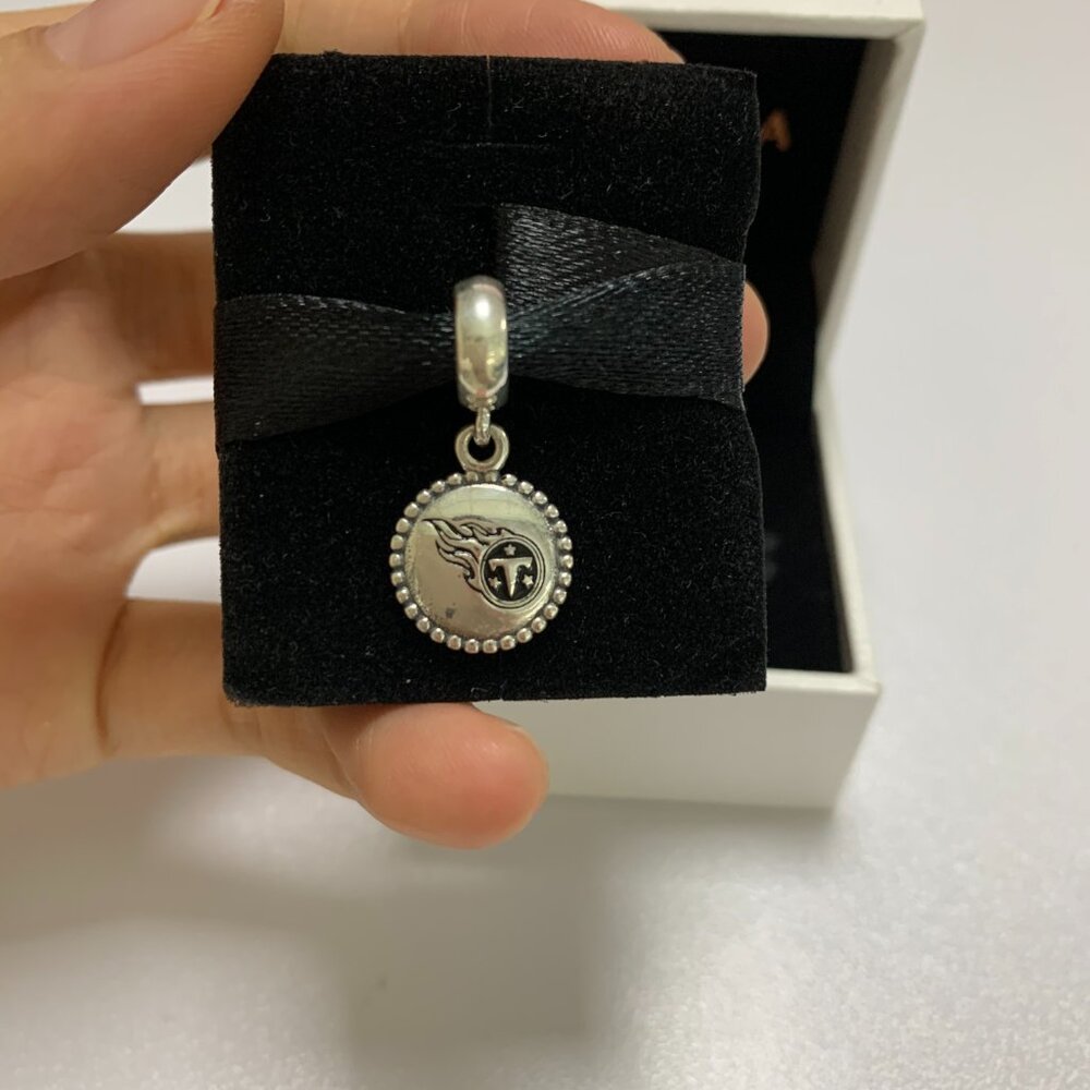 Pandora NFL Football Charm Tennessee Titans Dangle Charm Pendant